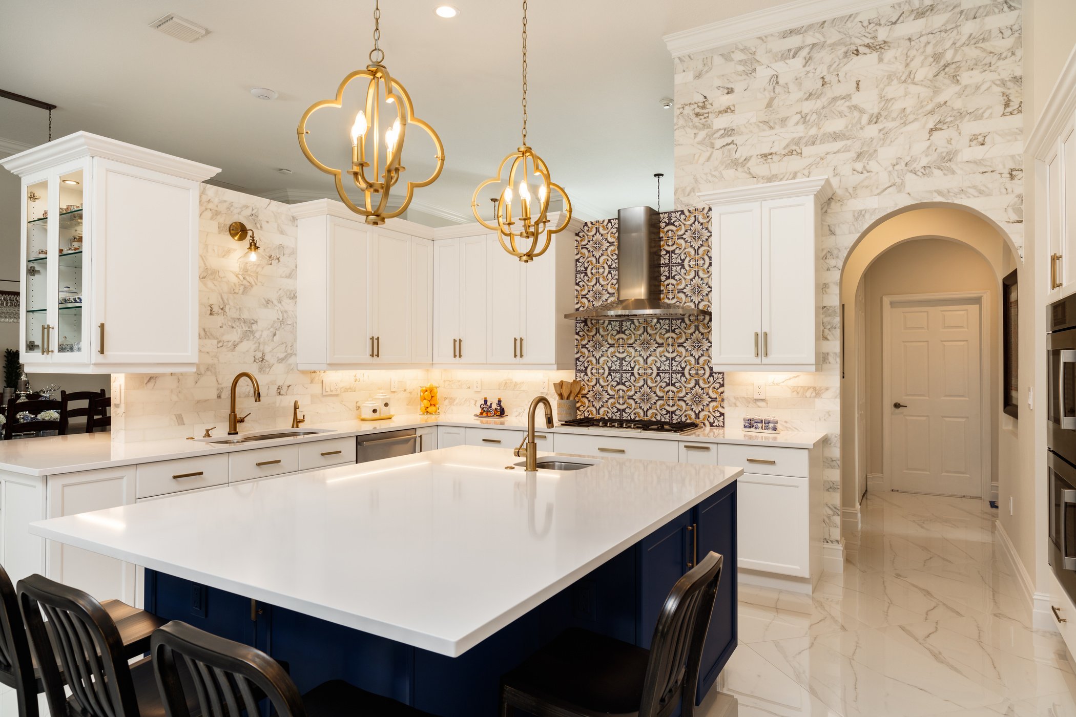 Luxury White Kitchen Design